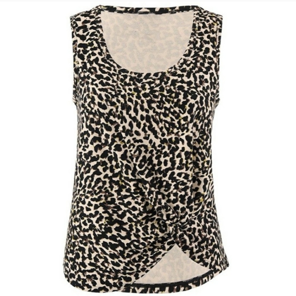Cabi Knotty Leopard Tank 🐆